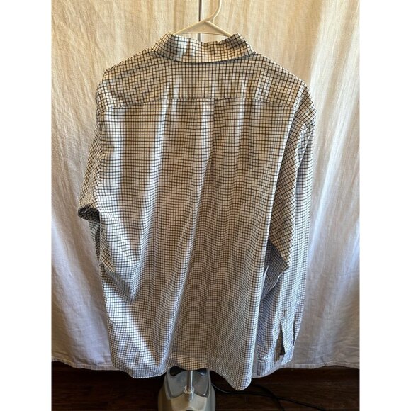 Ralph Lauren Men Shirt Button Up XL Blue Navy Check - Picture 4 of 8